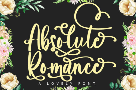 Absolute Romance Font for Handmade Creators
