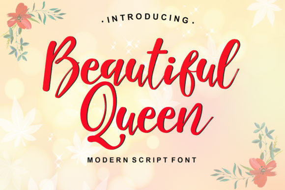 Beautiful Queen: A Script Font with Timeless Elegance