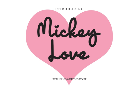 Boost Your Brand with Mickey Love Font