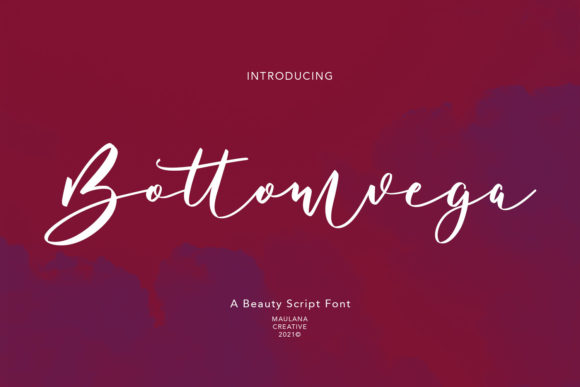 Bottomvega: A Script Font That Feels Like a Quiet Confidence
