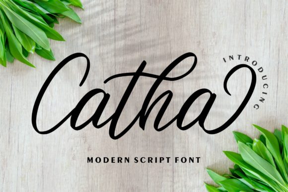 Catha: A Script Font for Timeless Branding