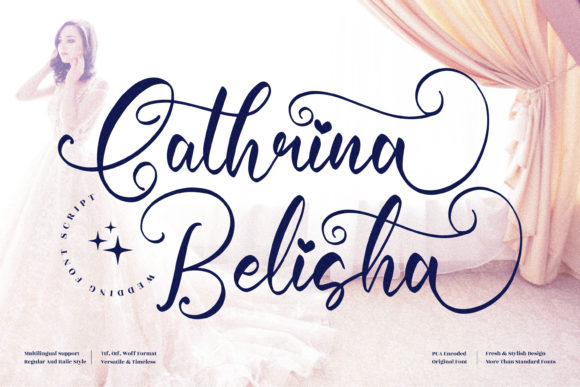 Cathrina Belisha: A Script Font for Campaign Creativity