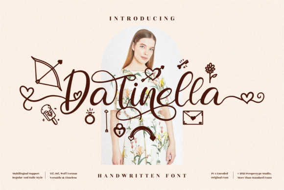 Darinella Font for Handmade Creations