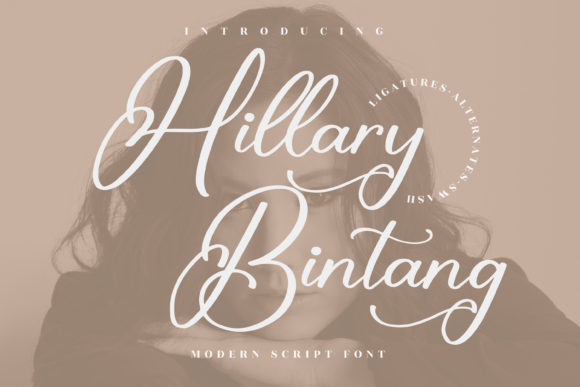 Discover Hillary Bintang: A Script Font for Creative Crafters