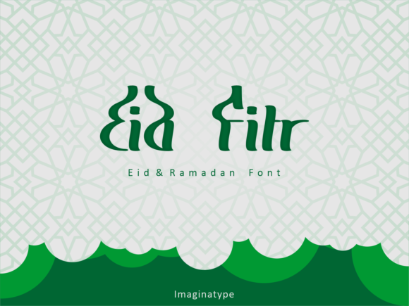 Eid Fitr: A Script Font for Elegant Craft Projects