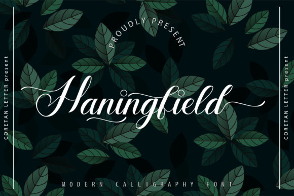 Haningfield: A Font That Elevates Branding with Grace