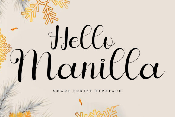 Hello Manilla: A Romantic Script Font for Luxury Branding
