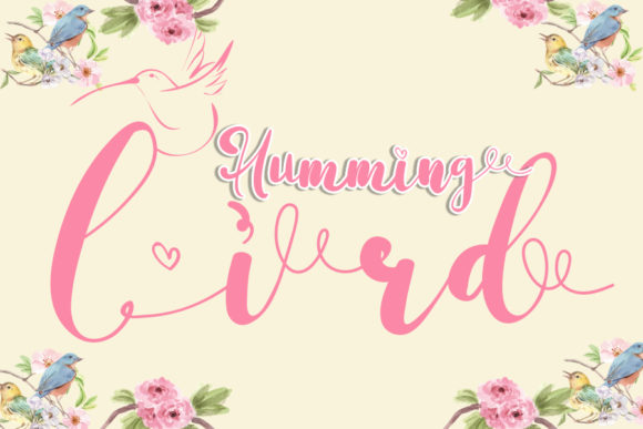 Humming Bird: A Romantic Script Font for Modern Web Design