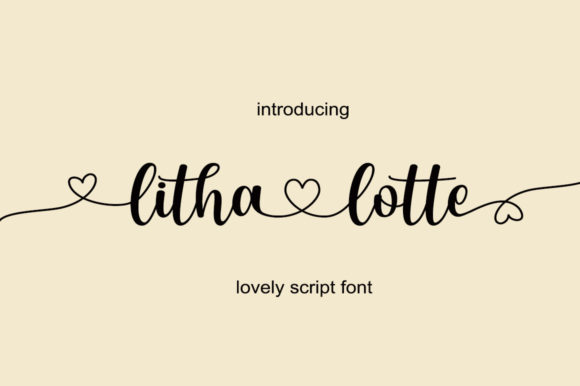 Litha Lotte: A Script Font That Elevates Web Design