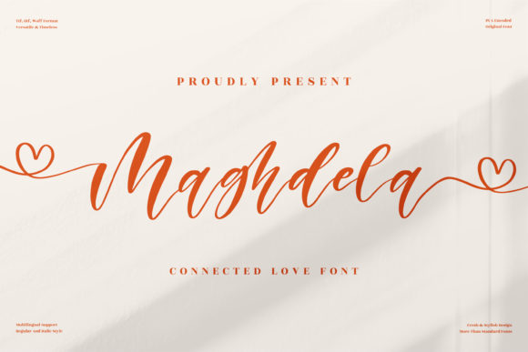 Maghdela: A Romantic Script for Branding Magic