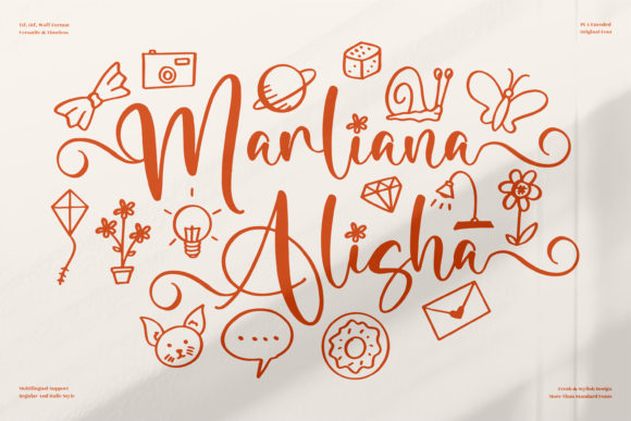 Marliana Alisha: The Script Font That Elevates Your Brand’s Visual Story