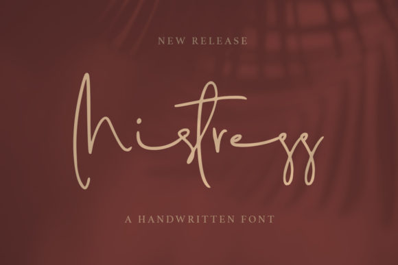 Mistress: A Font That Adds Romance to Every Craft Project