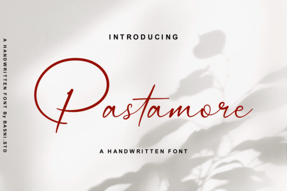 Pastamore: A Script Font for Elegant Web Design