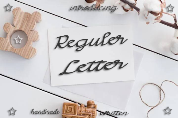 Reguler Letter: A Script Font That Elevates Web Design