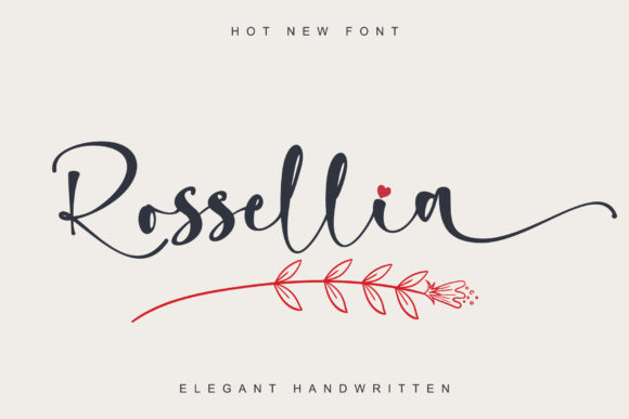 Rossellia: A Script Font for Creative Crafters and Designers