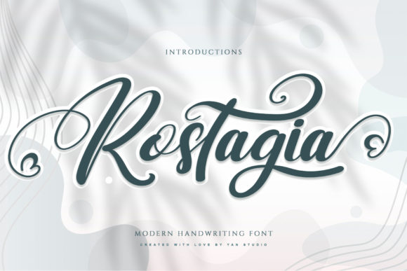 Rostagia: A Script Font for Elegant Web Design
