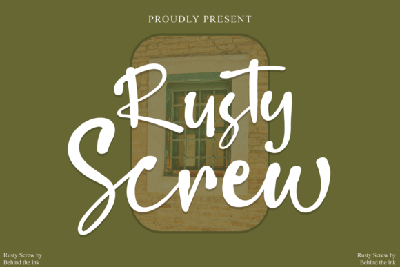 Rusty Screw: A Script Font for Editorial Elegance