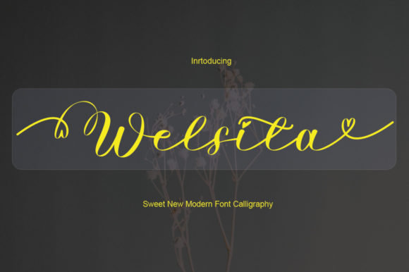 Welsita: A Script Font for Elegant Web Design