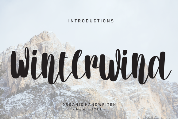 Winter Wind: A Script Font for Campaign Creativity