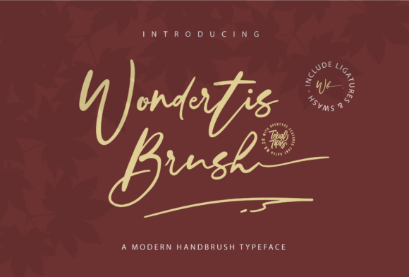 Wondertis Brush: A Script Font for Campaign Creativity